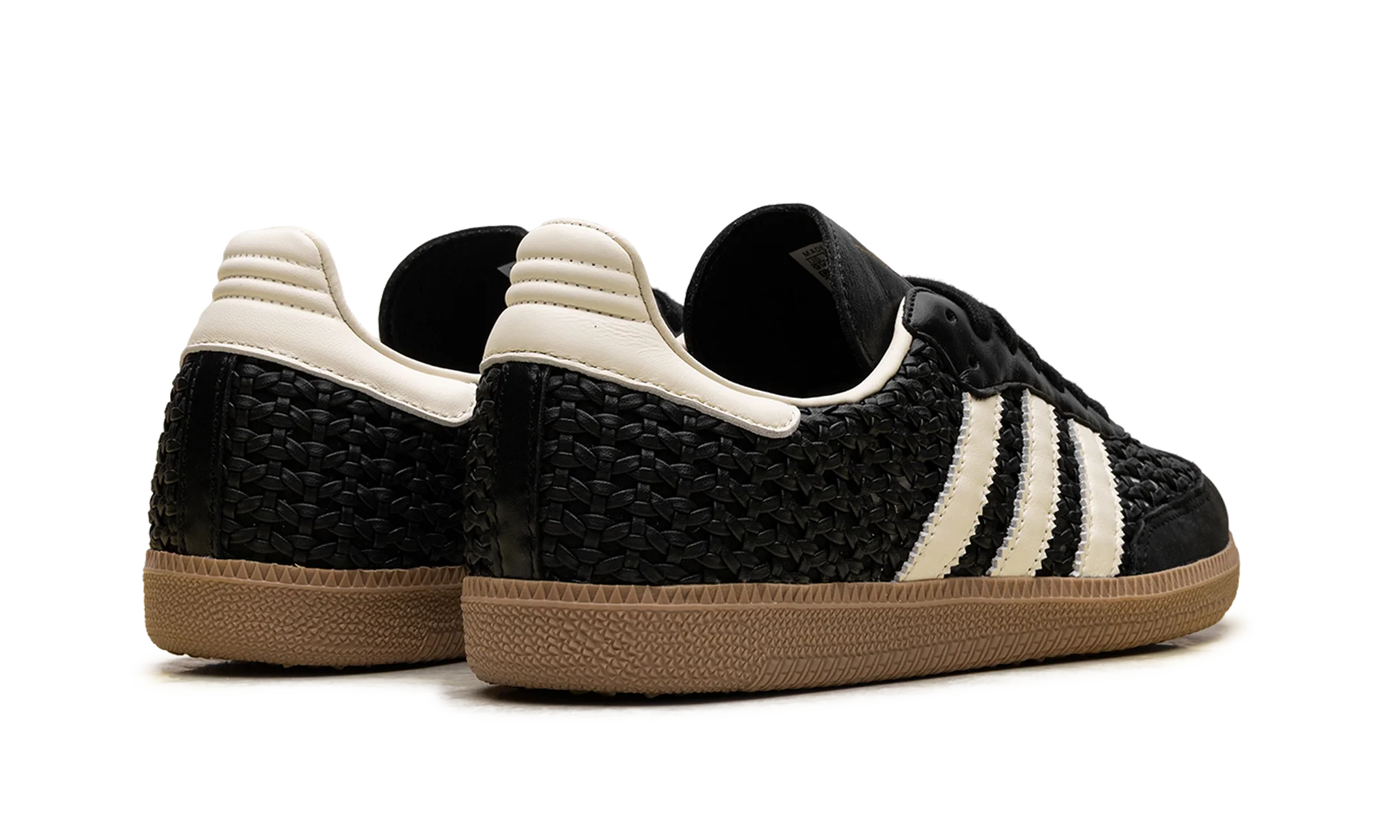 Samba OG WMNS "Basketweave Black Cream White" HQ9282