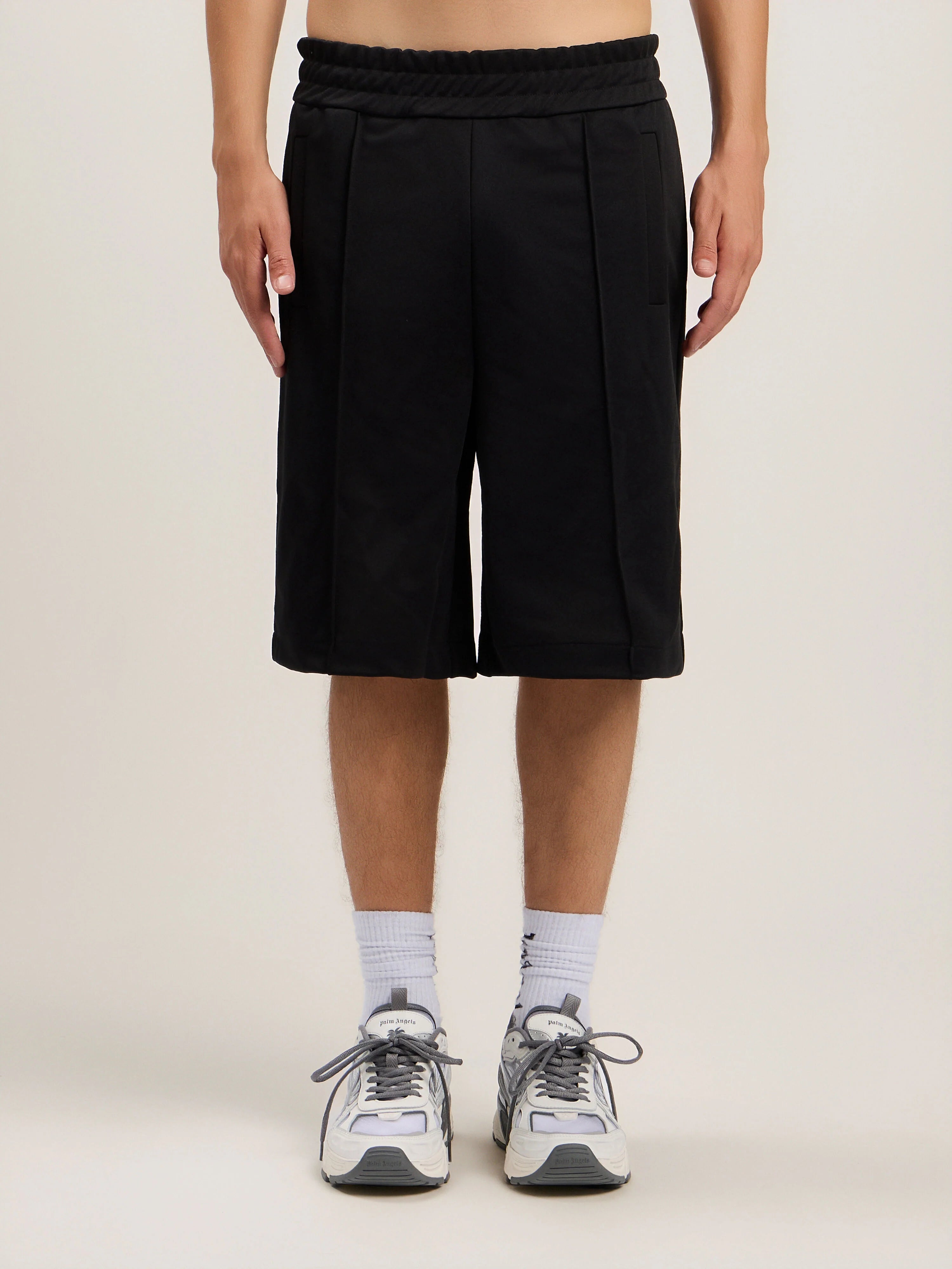Back Curved Logo Track Shorts
