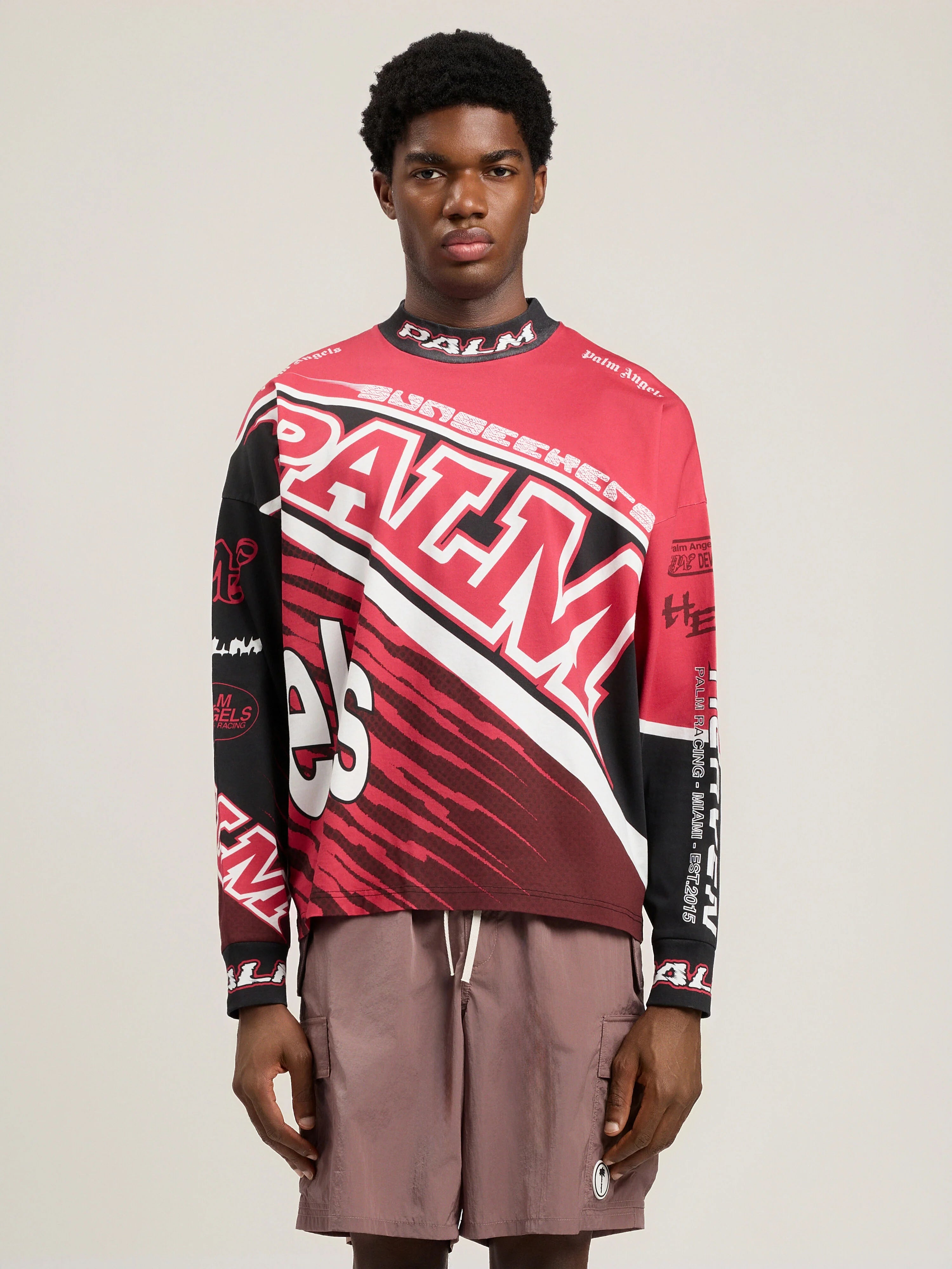 Racing Loose Long-Sleeved T-Shirt