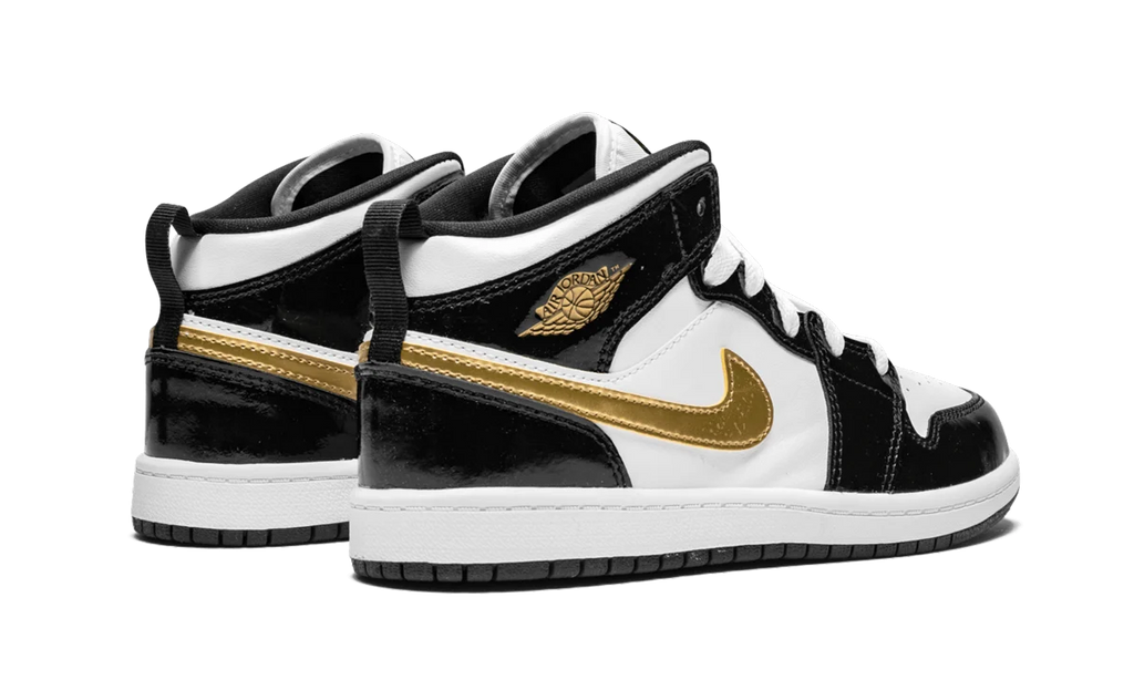 Jordan 1 MID SE PS "Black/Gold" BQ6932 007