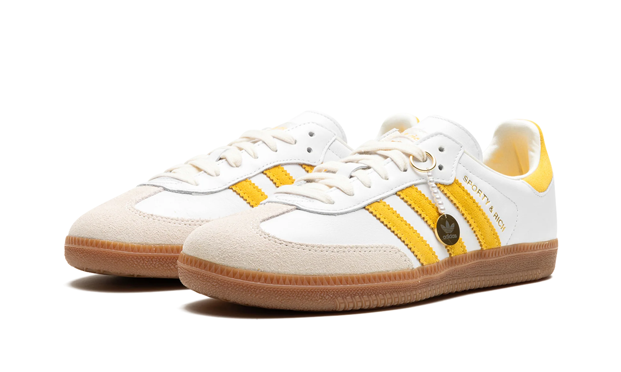 Samba OG "SPORTY & RICH - White Bold Gold" IF5661