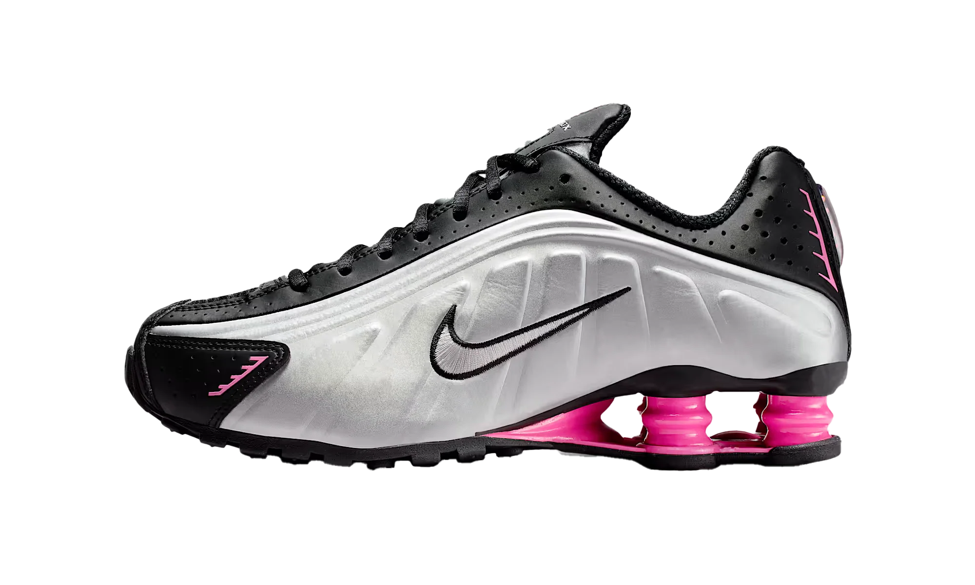Shox R4 "Black Metallic Silver Pinksicle" AR3565 012