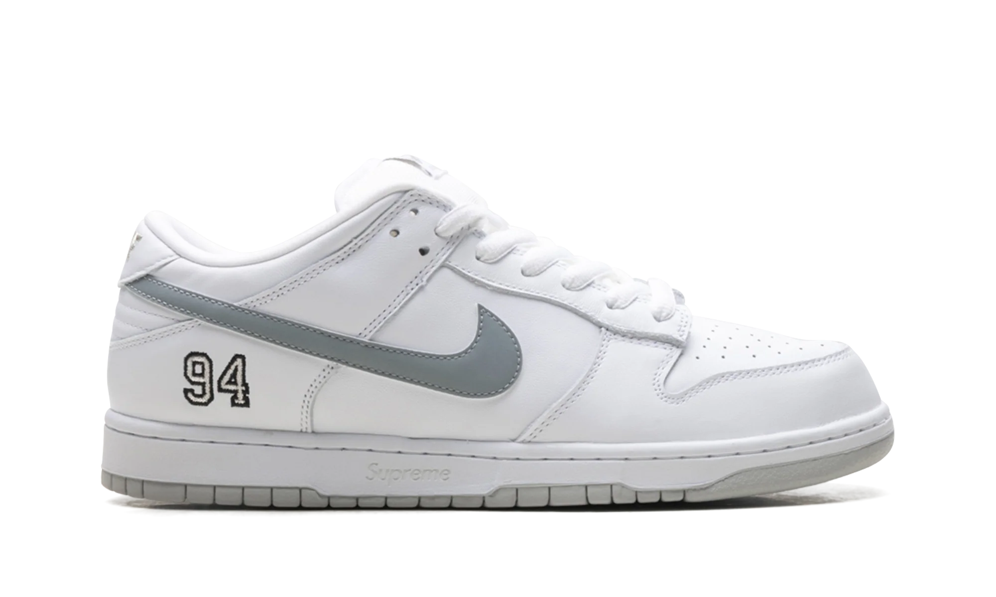SB Dunk Low "Supreme - White" HQ8487 100