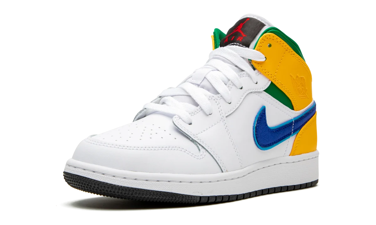 Air Jordan 1 MID GS "Three Peat" 554725 128