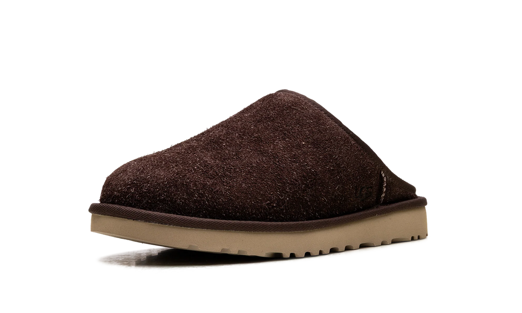 Classic Slip-On Shaggy Suede Slipper "Burnt Cedar" 1153104 BCDR