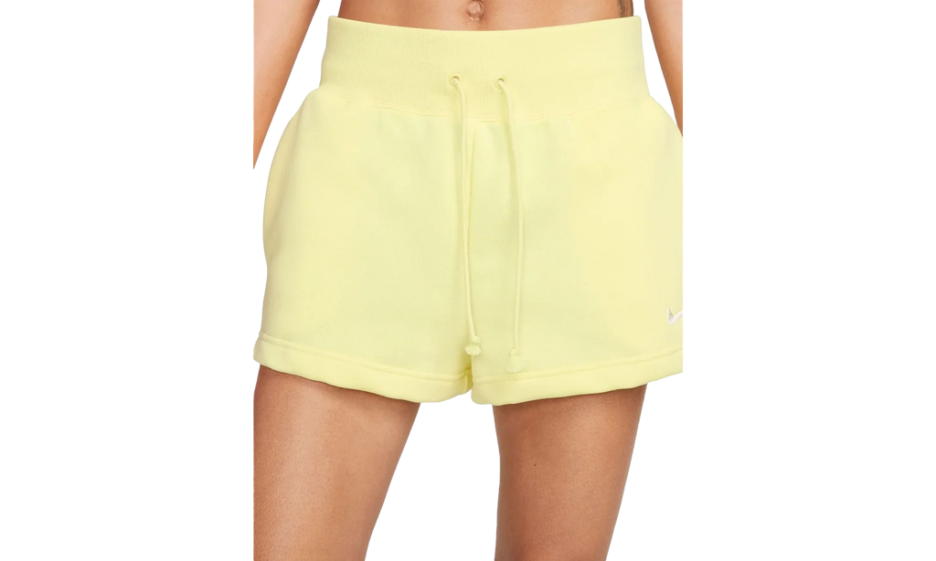 PHOENIX FLEECE HIGH-RISE SHORTS WMNS "Lemon" FD1409 706
