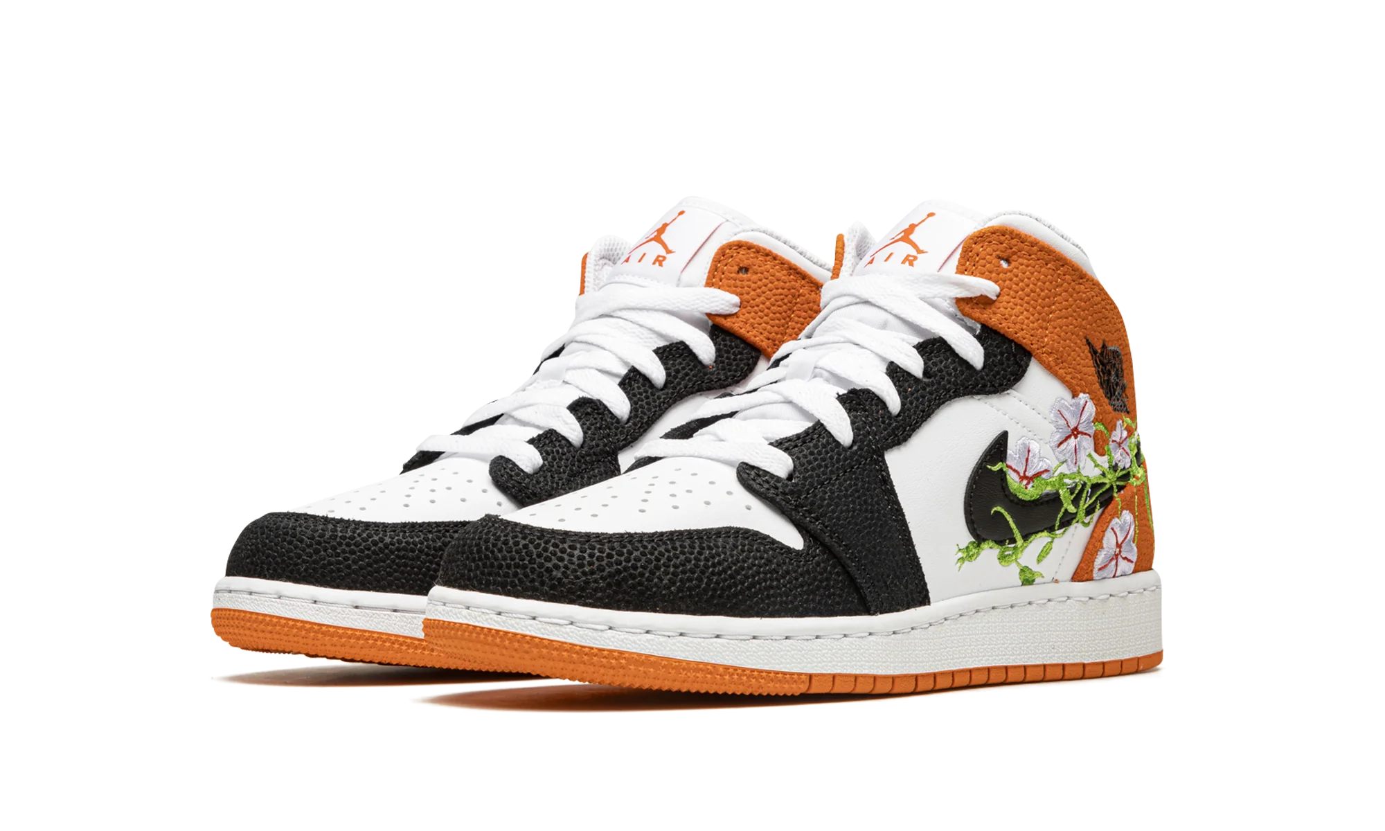 Air Jordan 1 Mid GS "Basketball Blossom" DQ8390 100