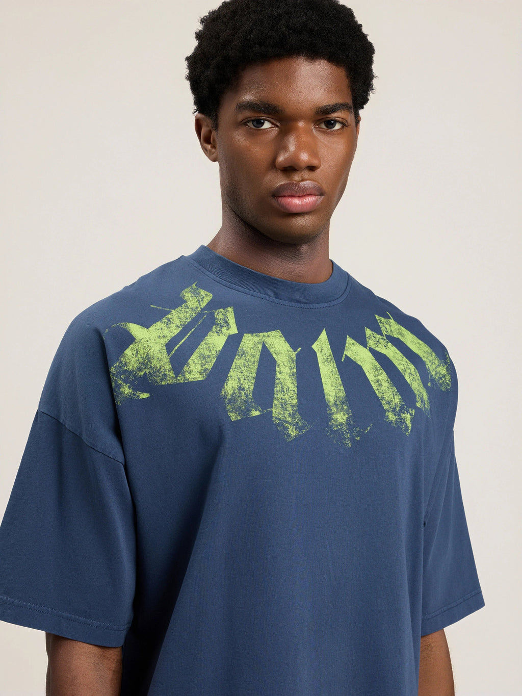 Big Neck Logo Loose T-Shirt