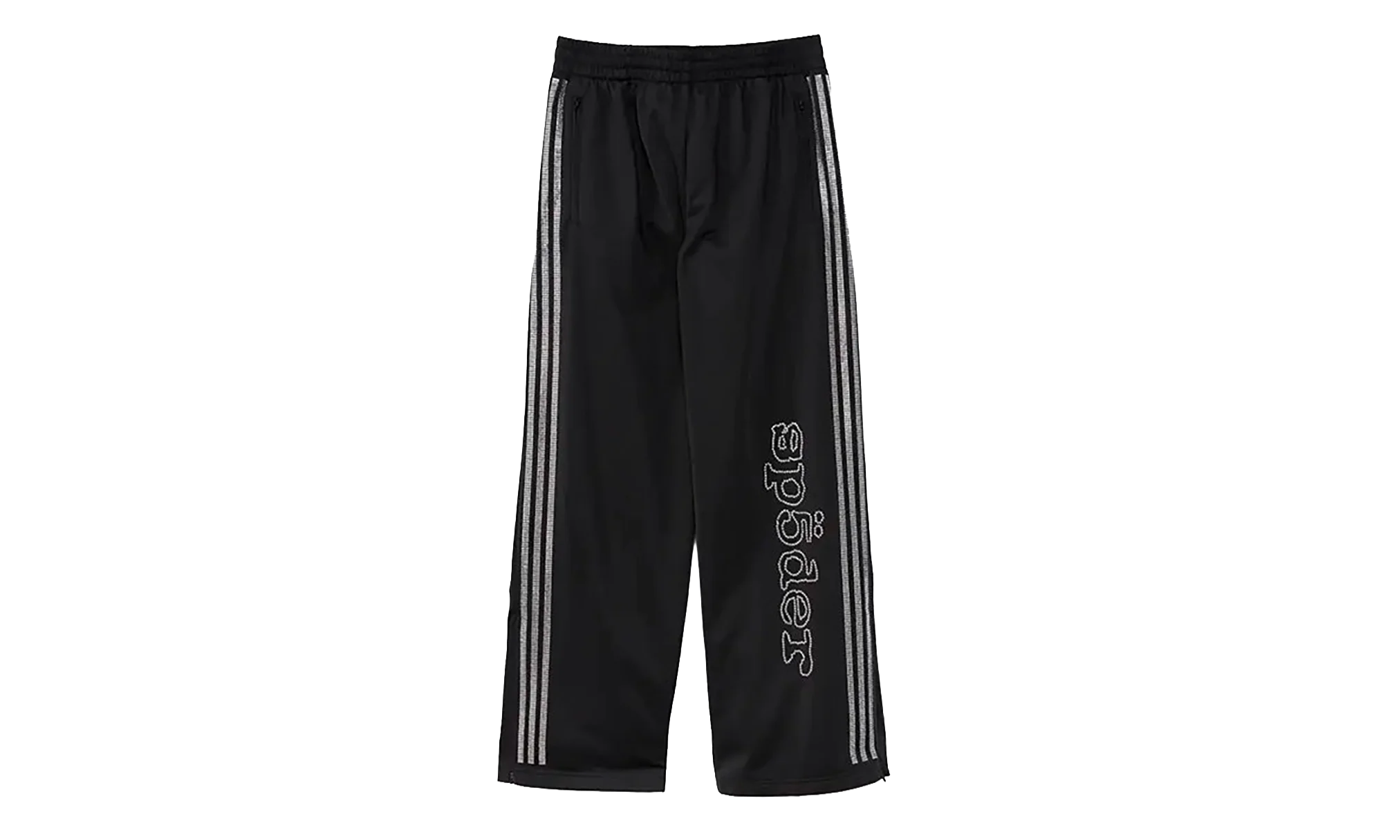 SP5DER Rhinestone Track Pants "Black" KQ8324