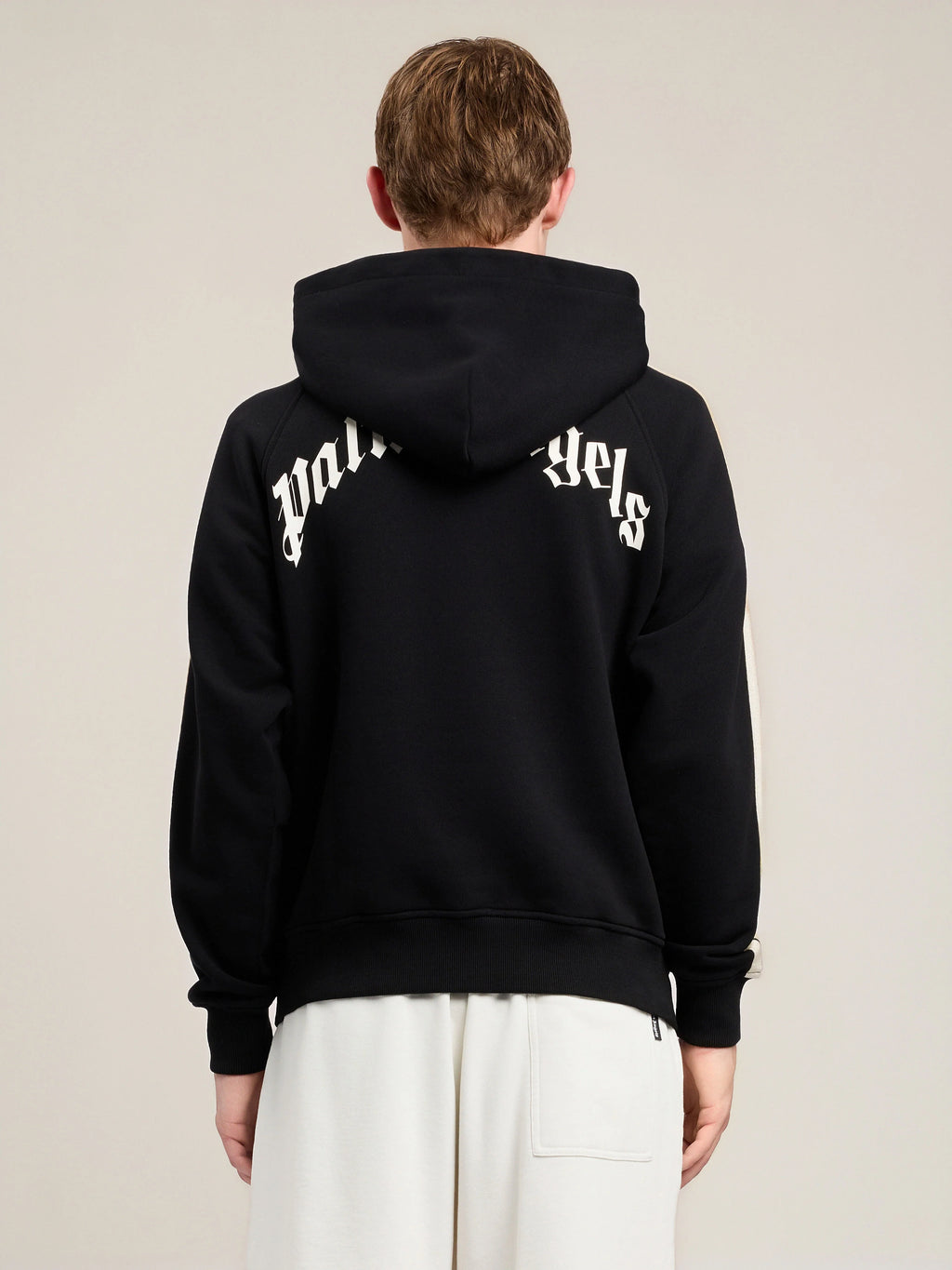 Back Curved Logo Track Hoodie