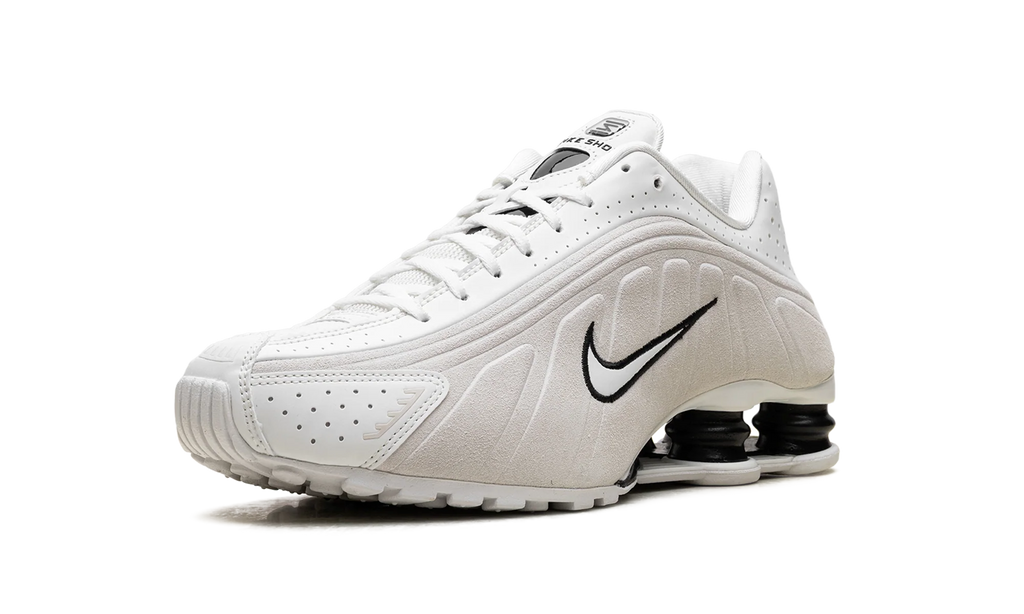 Shox R4 WMNS "White Black Suede" HQ7739 100