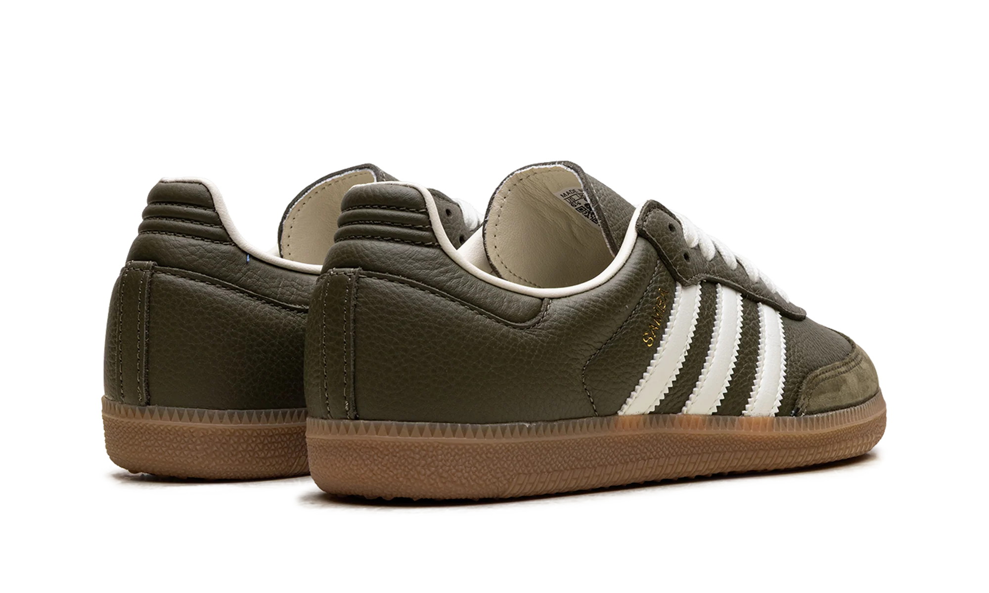 Samba OG "med dark khaki/off-white/gum" JR0890