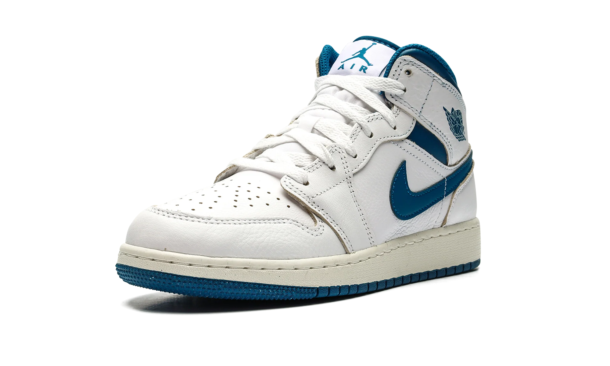 Air Jordan 1 Mid SE GS "INDUSTRIAL BLUE" FN7432 141