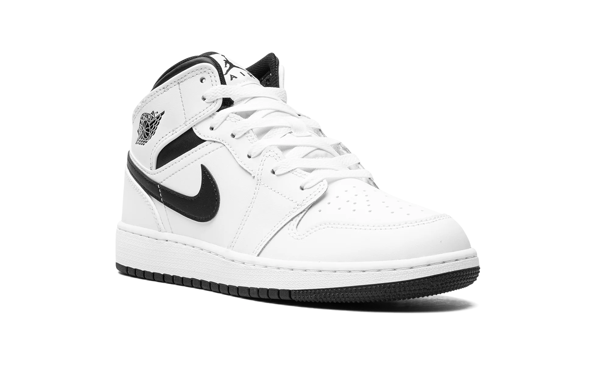 Air Jordan 1 Mid GS "White/Black" DQ8423 132