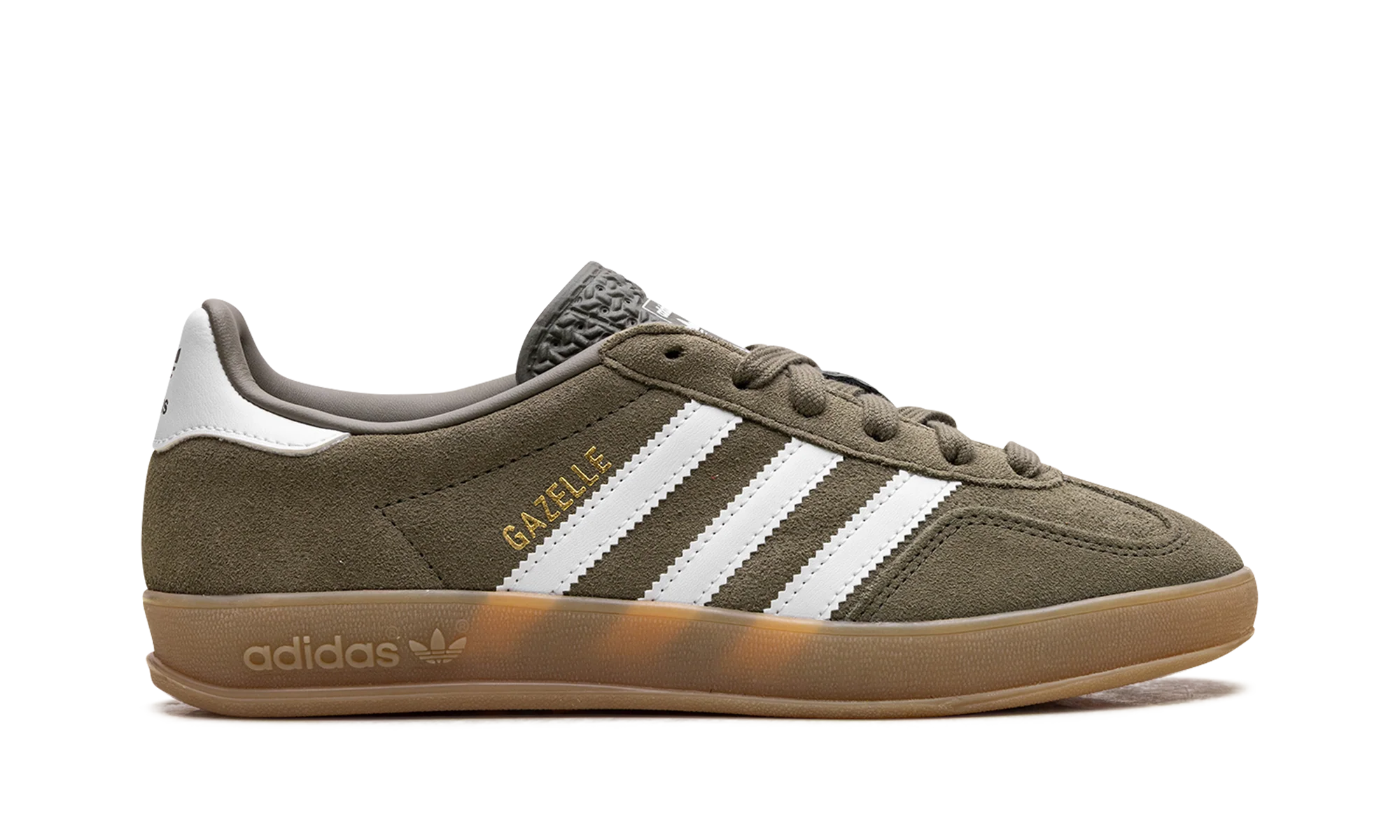 Gazelle Indoor "Olive Strata Cloud White Gum" JQ0174
