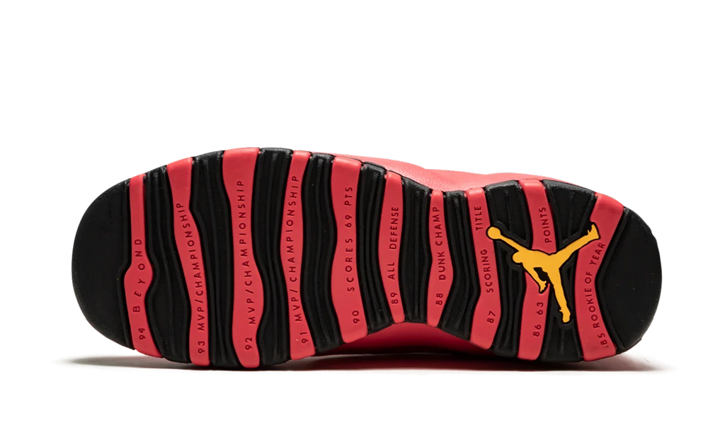 Air Jordan 10 Retro GS "Fusion Red" 487211 605