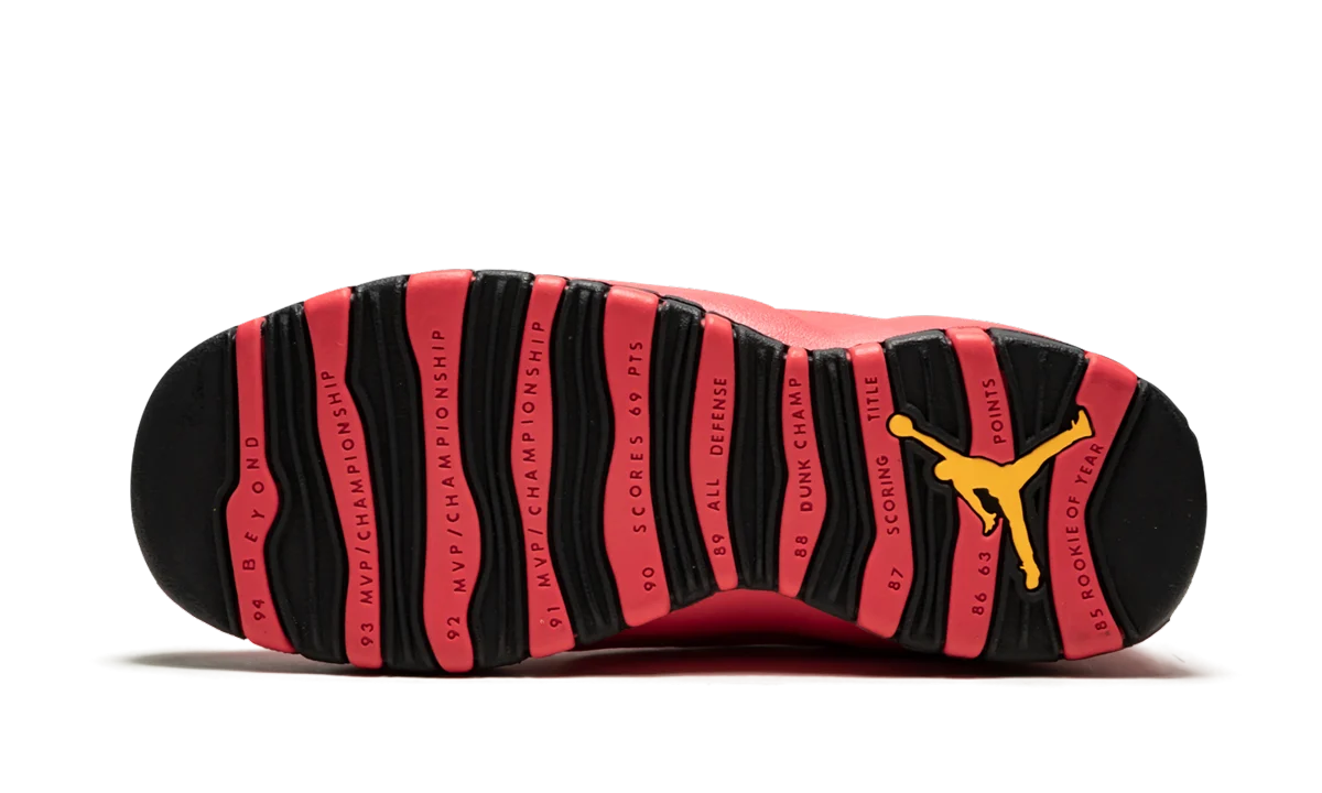 Air Jordan 10 Retro GS "Fusion Red" 487211 605