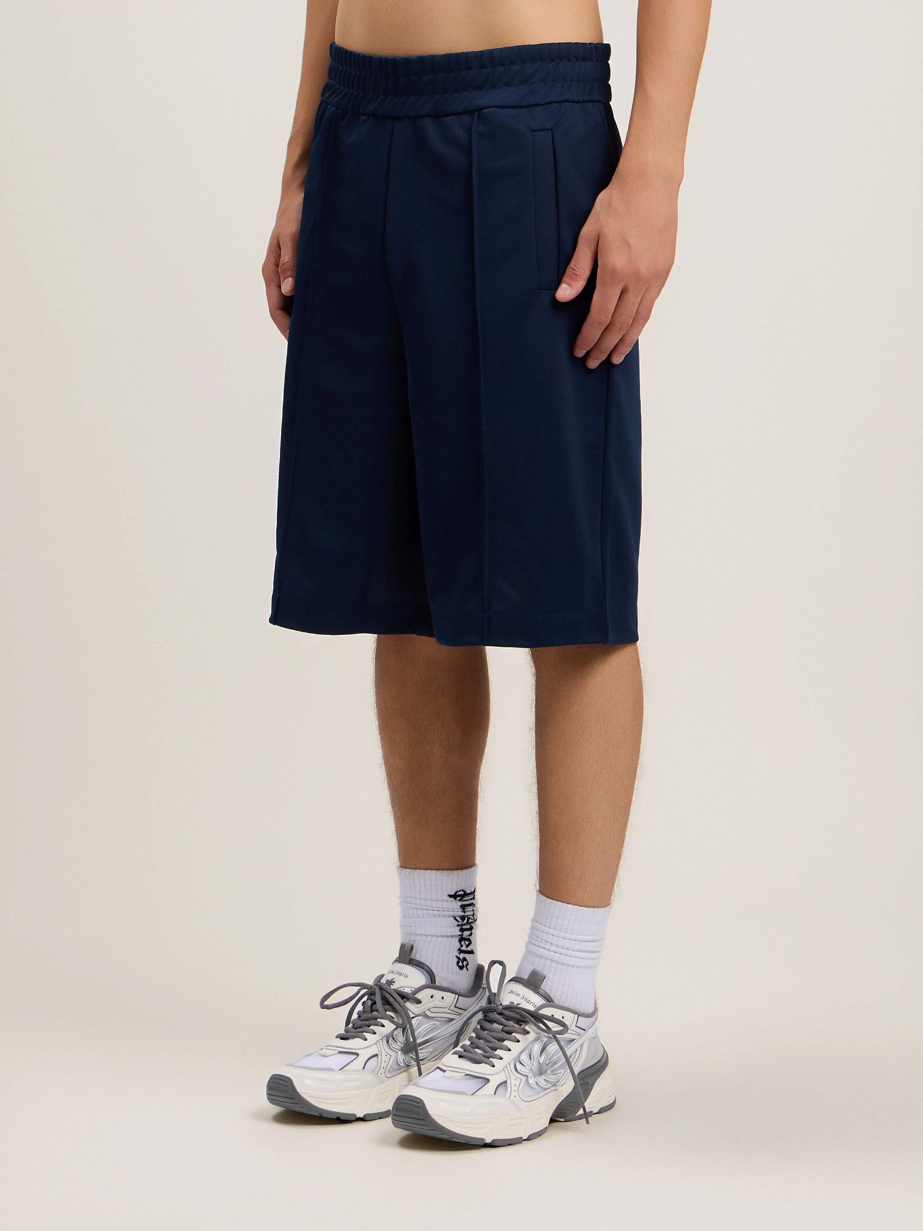Back Curved Logo Track Shorts