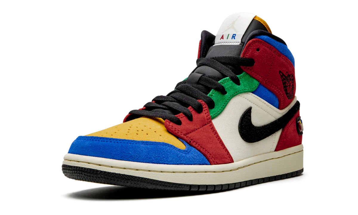 Air Jordan 1 Mid "Blue The Great - Fearless" CU2805 100