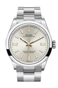 Oyster Perpetual 36 Silver Dial Oyster Bracelet Watch 126000.