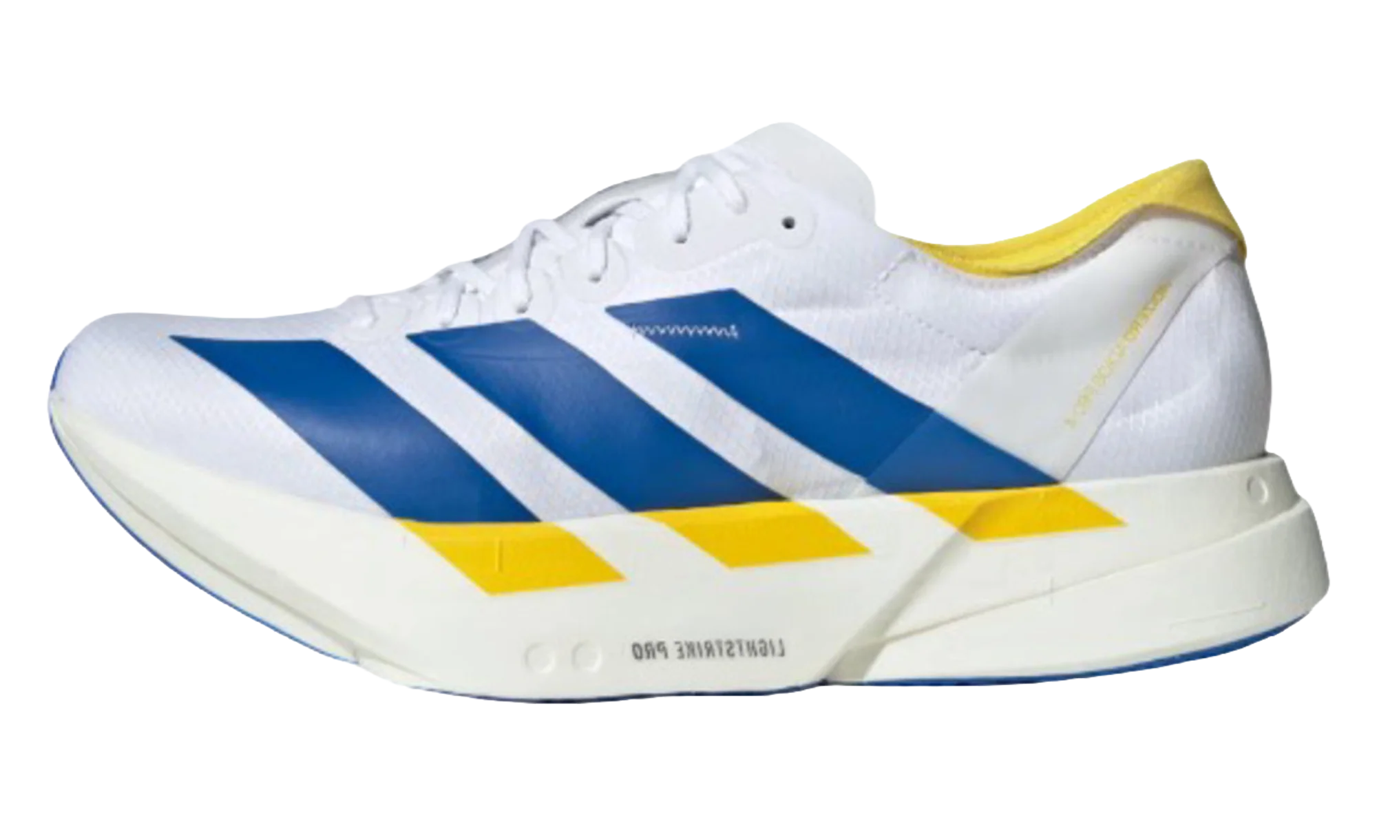 Adizero Adios Pro 4 "Cloud White Blue Yellow" KI9388