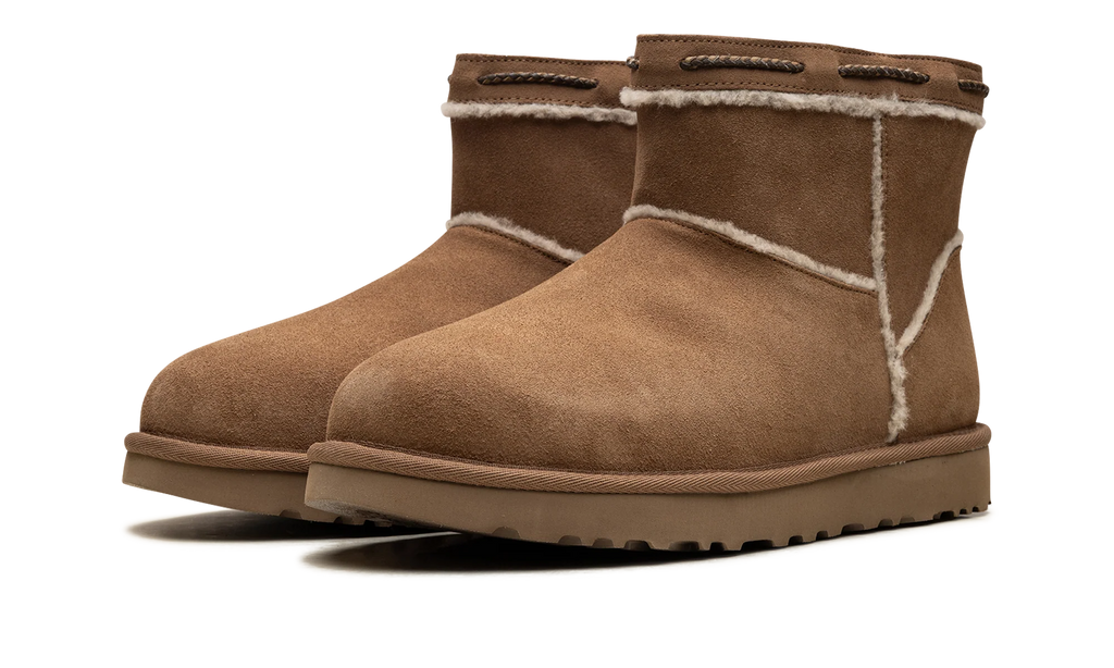 Classic Mini Shearling Braid WMNS "Chestnut" 1166751 CHE