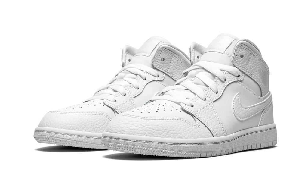 Jordan 1 MID PS "Triple White" 640734 130