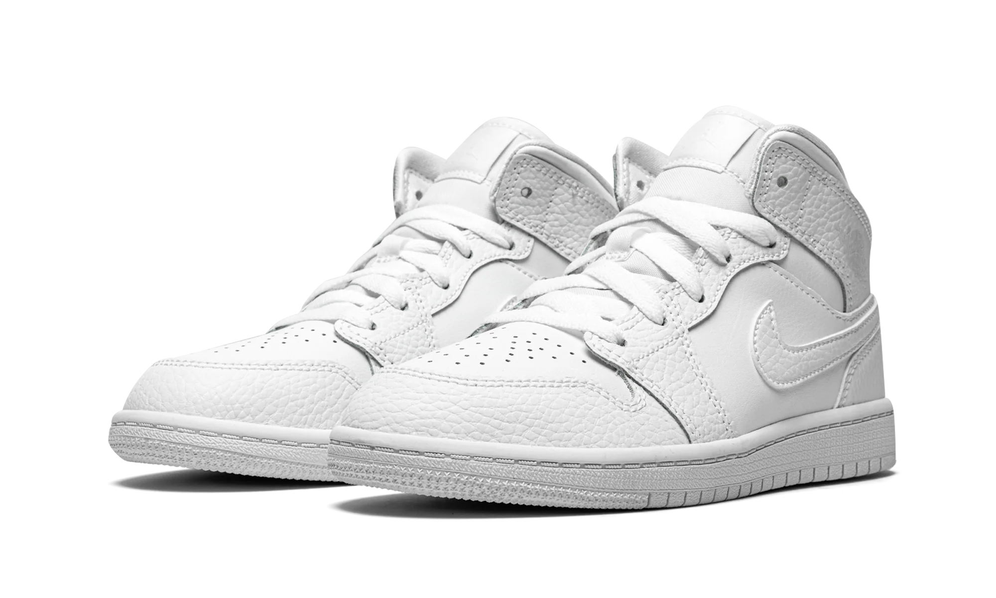 Jordan 1 MID PS "Triple White" 640734 130