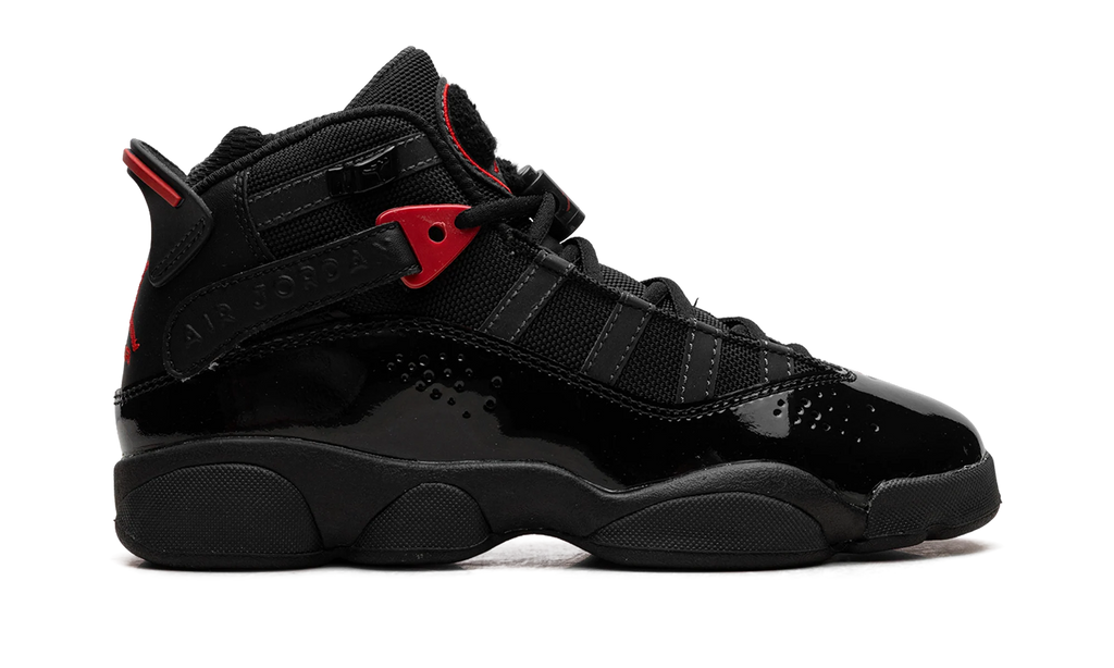 Jordan 6 Rings GS "Black Varsity Red" 323419 026