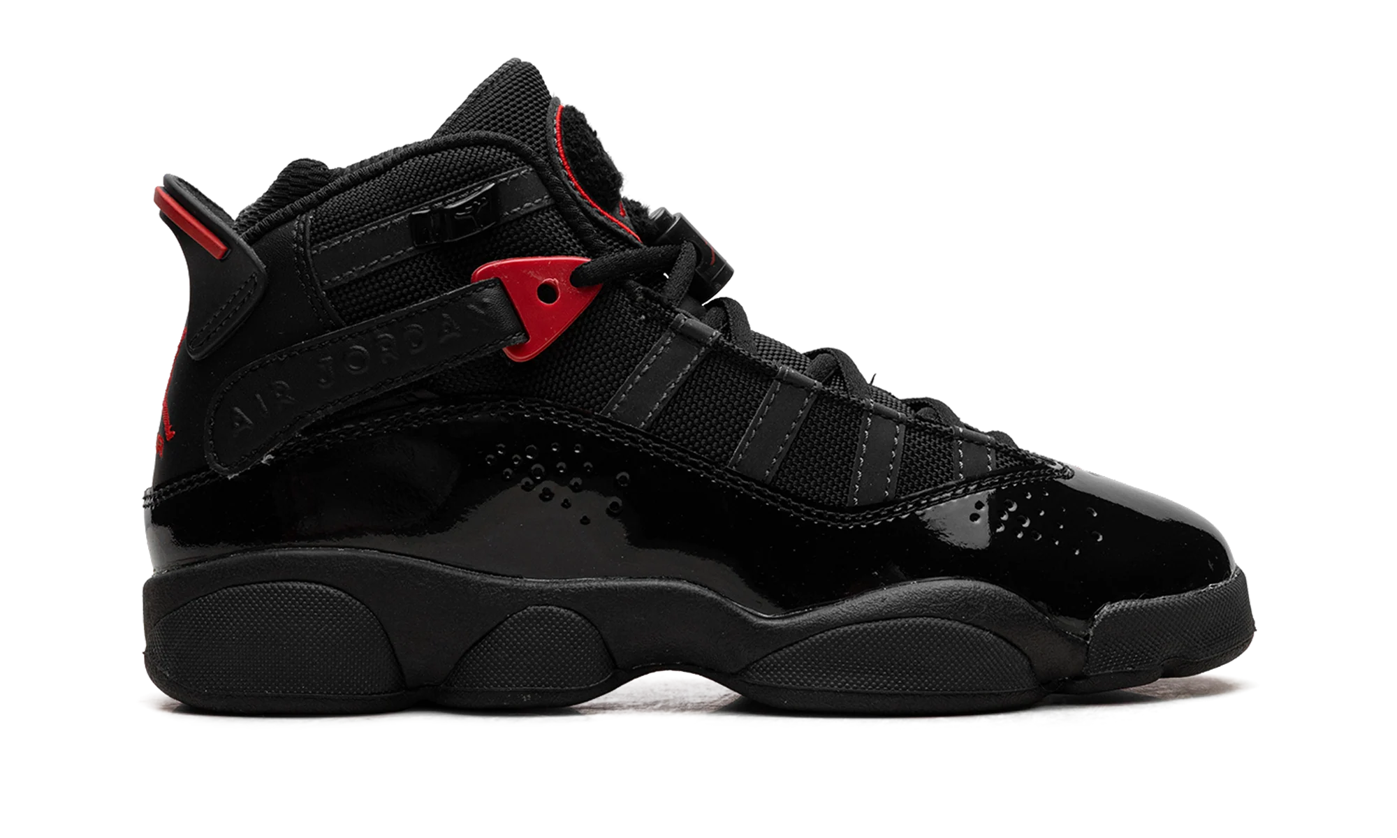 Jordan 6 Rings GS "Black Varsity Red" 323419 026