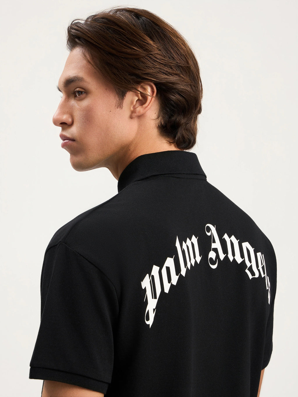 Curved Logo Polo Shirt