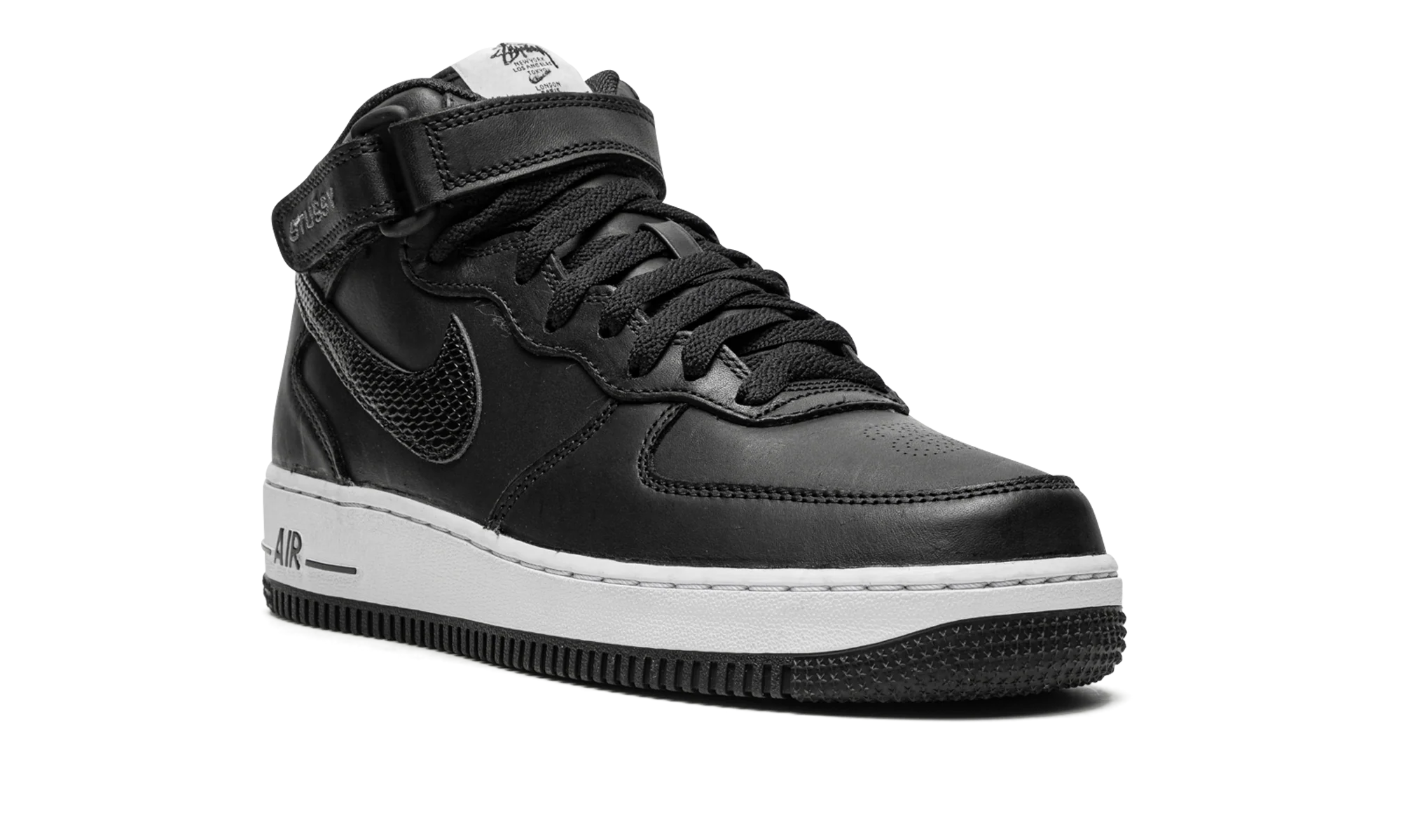 Air Force 1 Mid "Stussy - Black" DJ7840 001