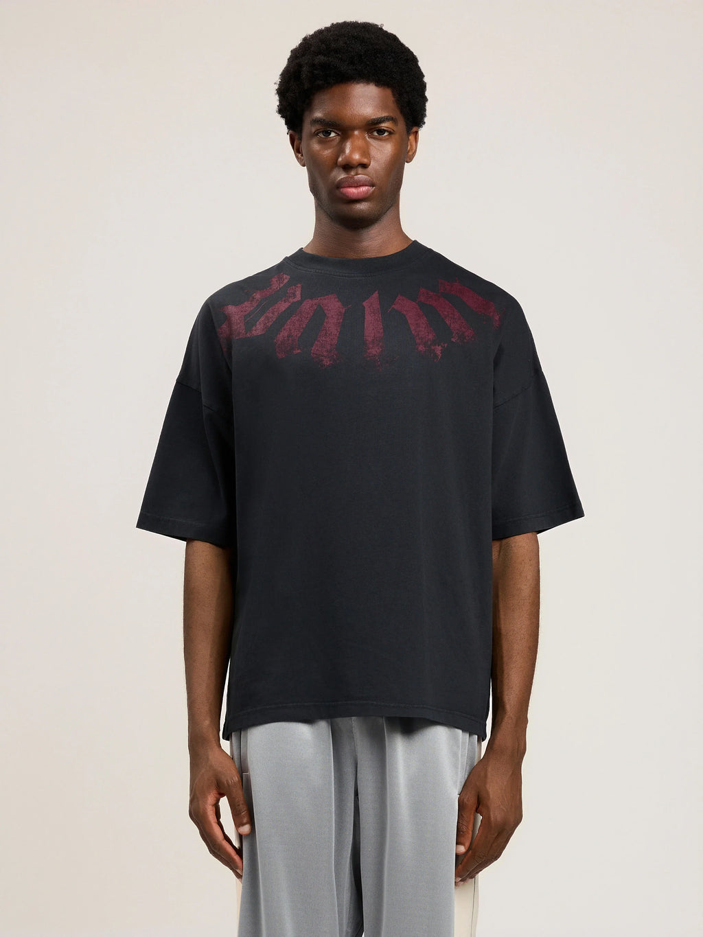 Big Neck Logo Loose T-Shirt