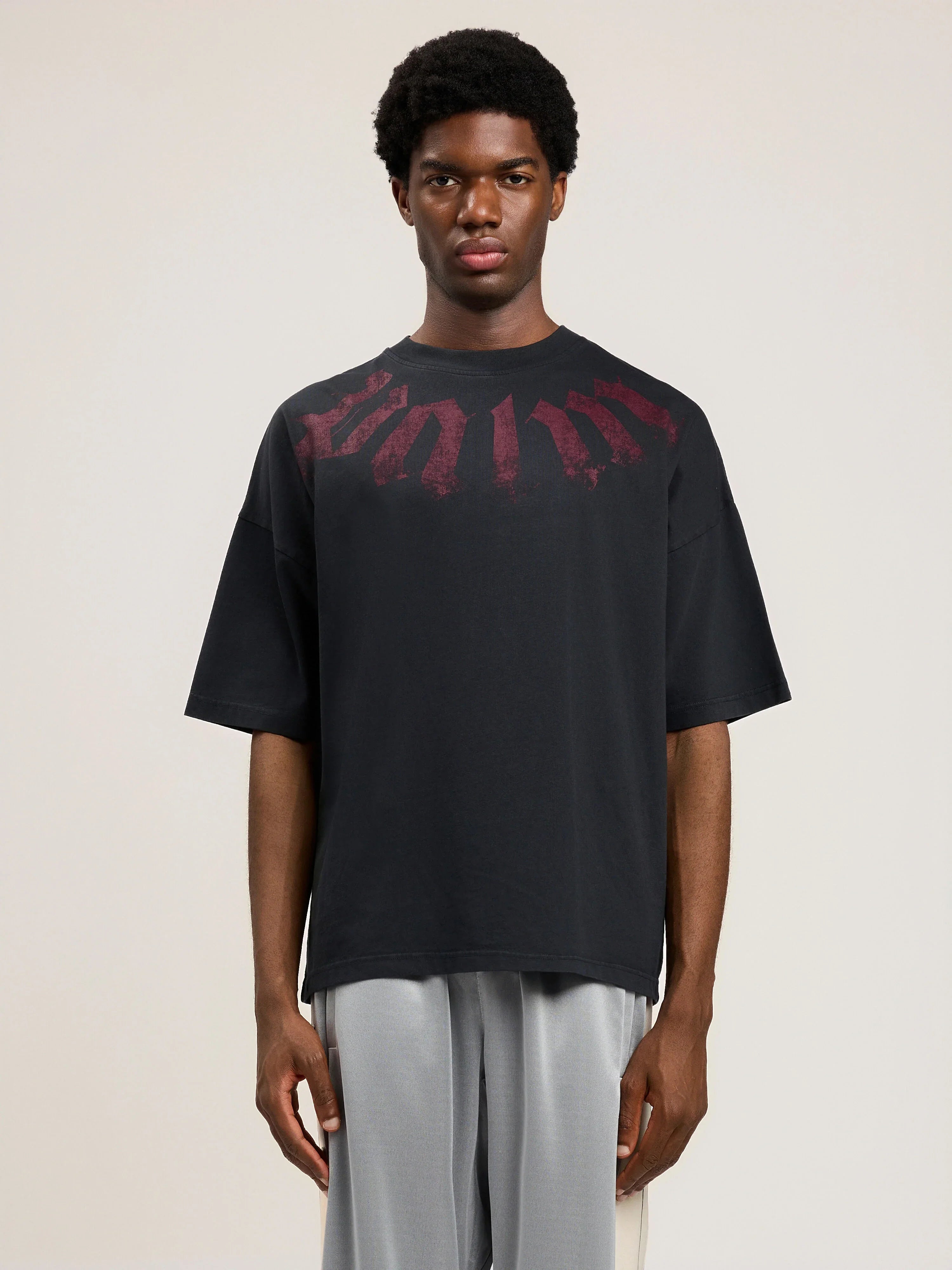 Big Neck Logo Loose T-Shirt