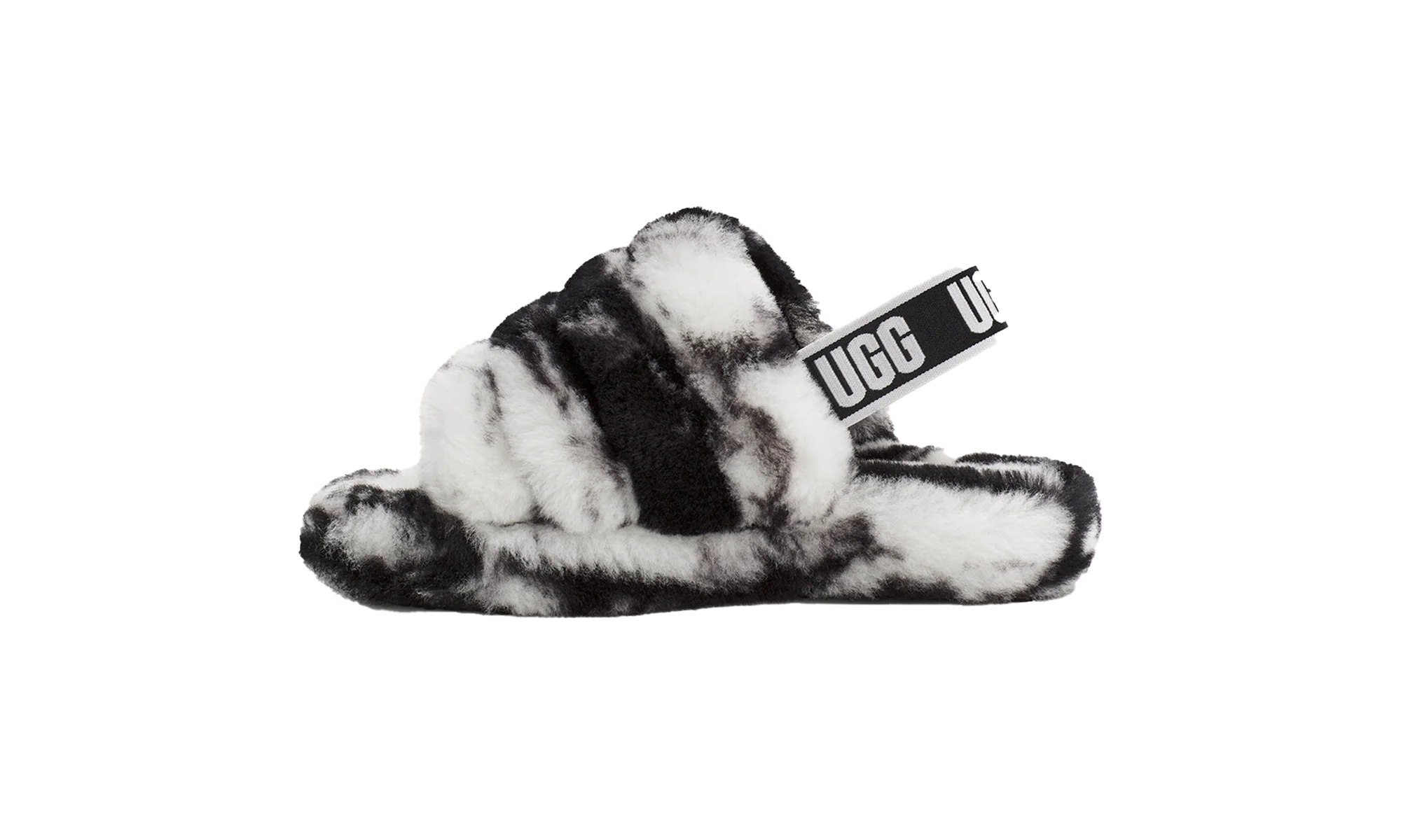 Kids FLUFF YEAH SLIDE "White" 1123636K BLK