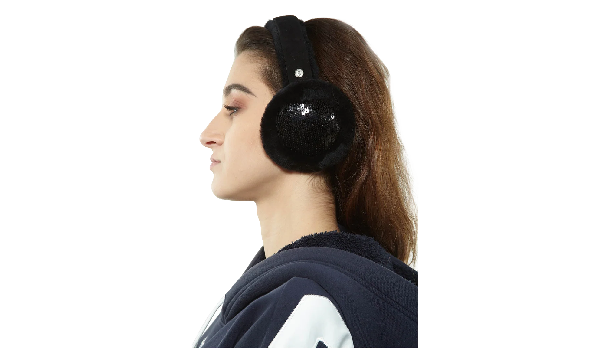 Australia Sequin Earmuffs "Black" 66251 BLK