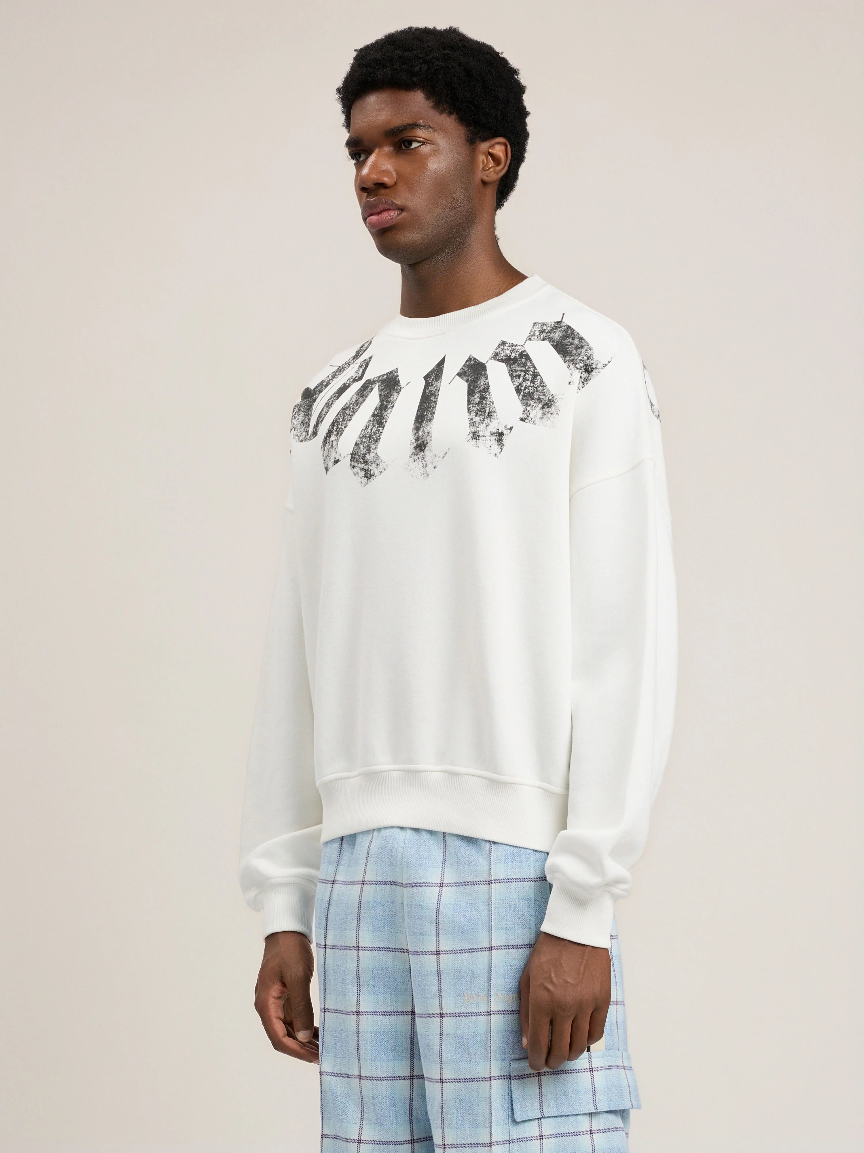 Big Neck Logo Loose Sweatshirt