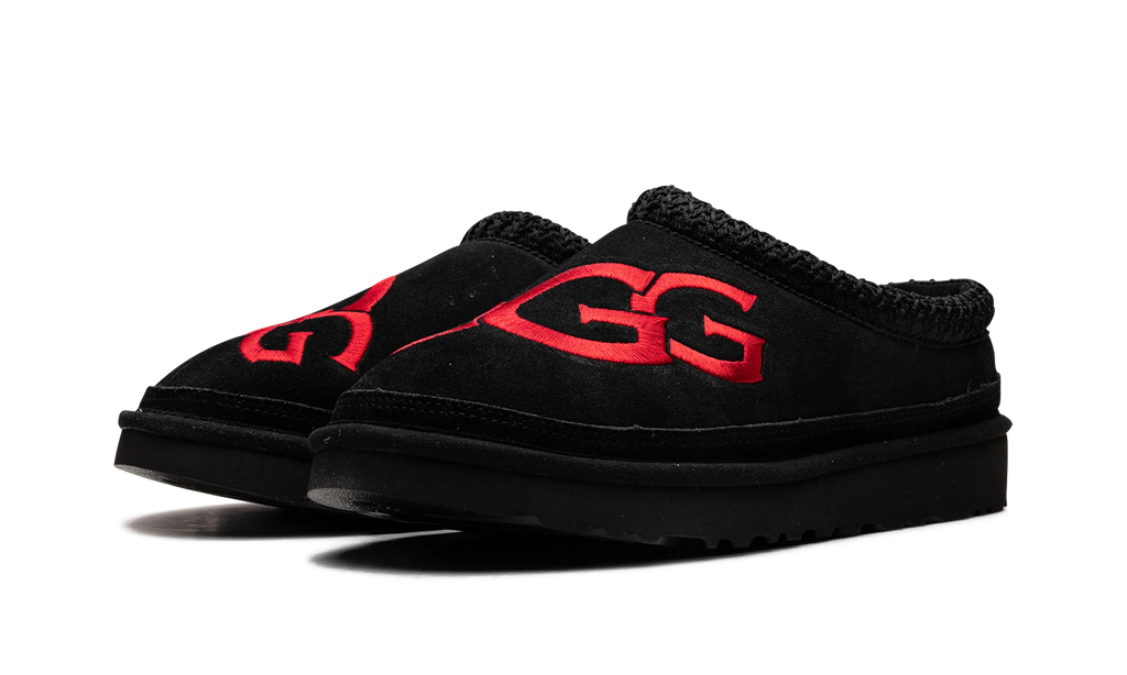 Tasman Logo Slipper "Black / Samba Red" 1112448 BSMR