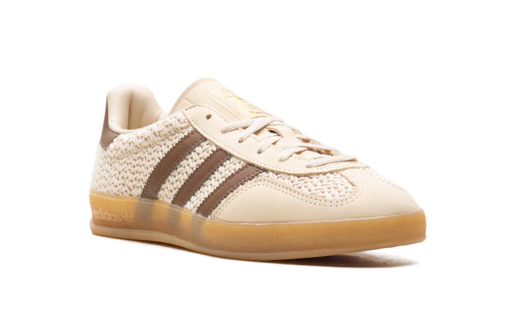 Gazelle Indoor "Cream/Brown Knit" JS1418
