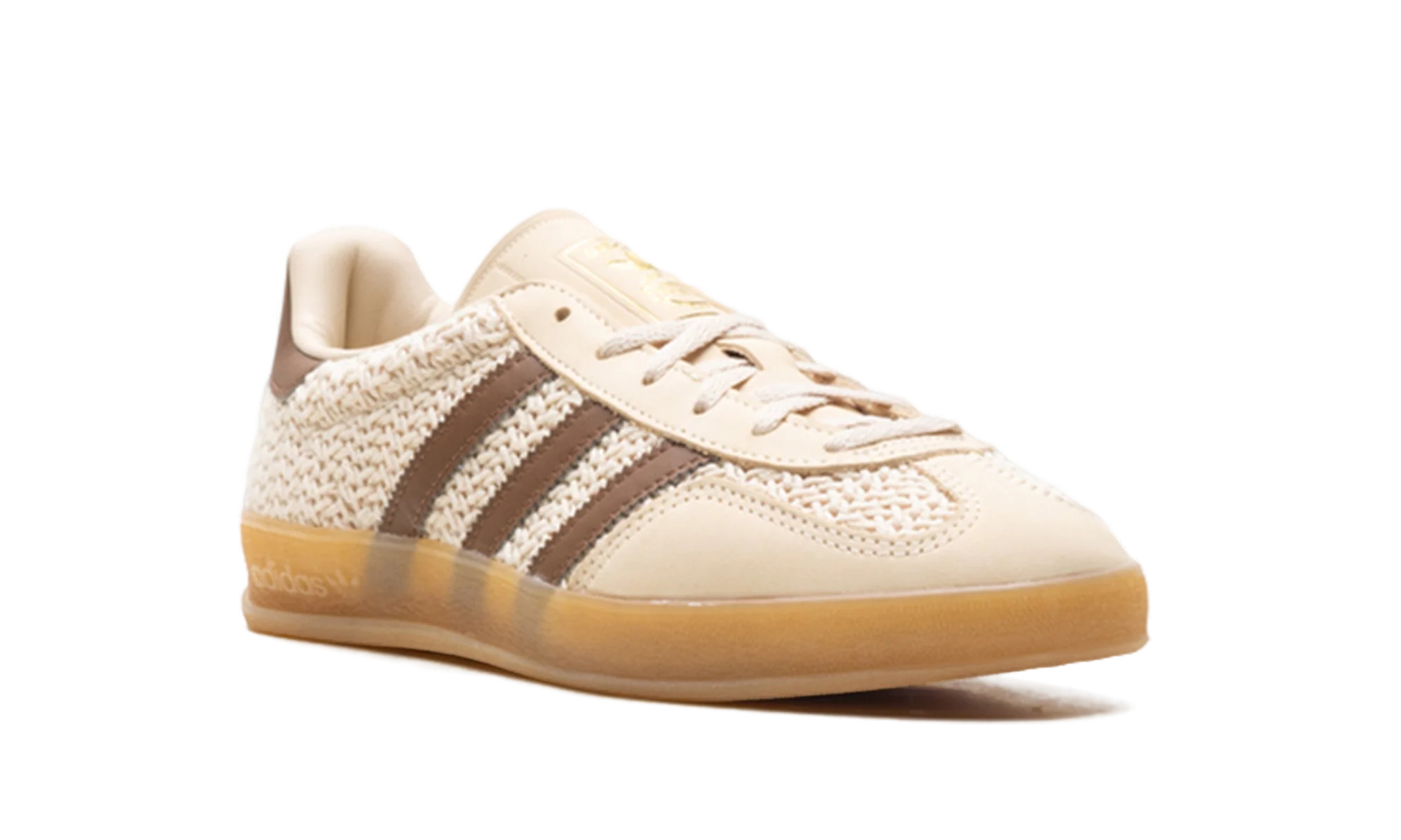 Gazelle Indoor "Cream/Brown Knit" JS1418