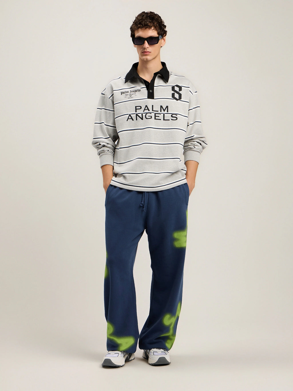 Palm Sport Long-Sleeved Polo Shirt