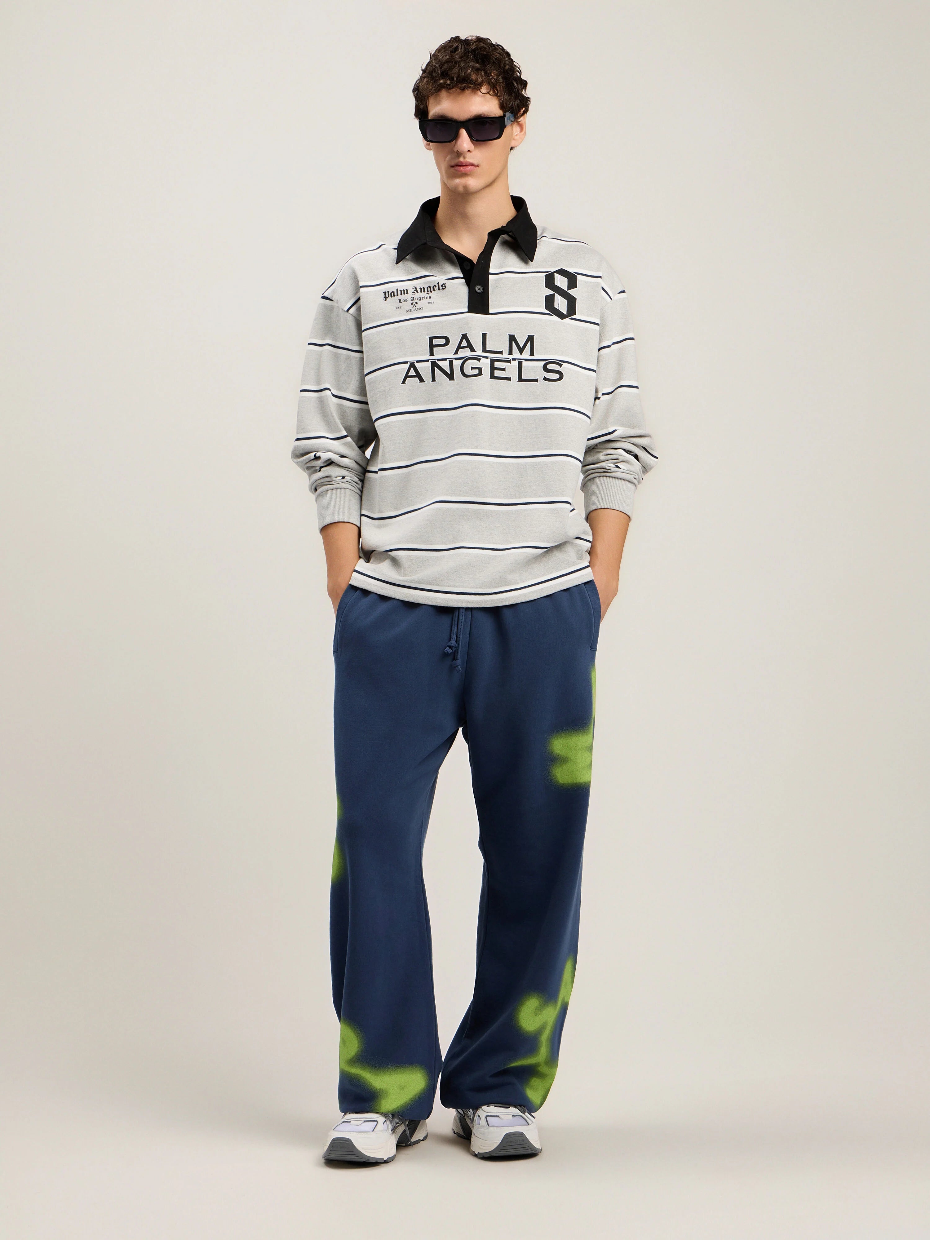 Palm Sport Long-Sleeved Polo Shirt