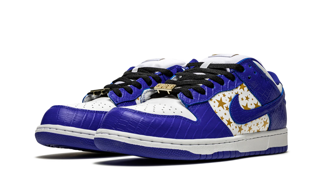 SB Dunk Low "Supreme - Stars - Hyper Blue" DH3228 100