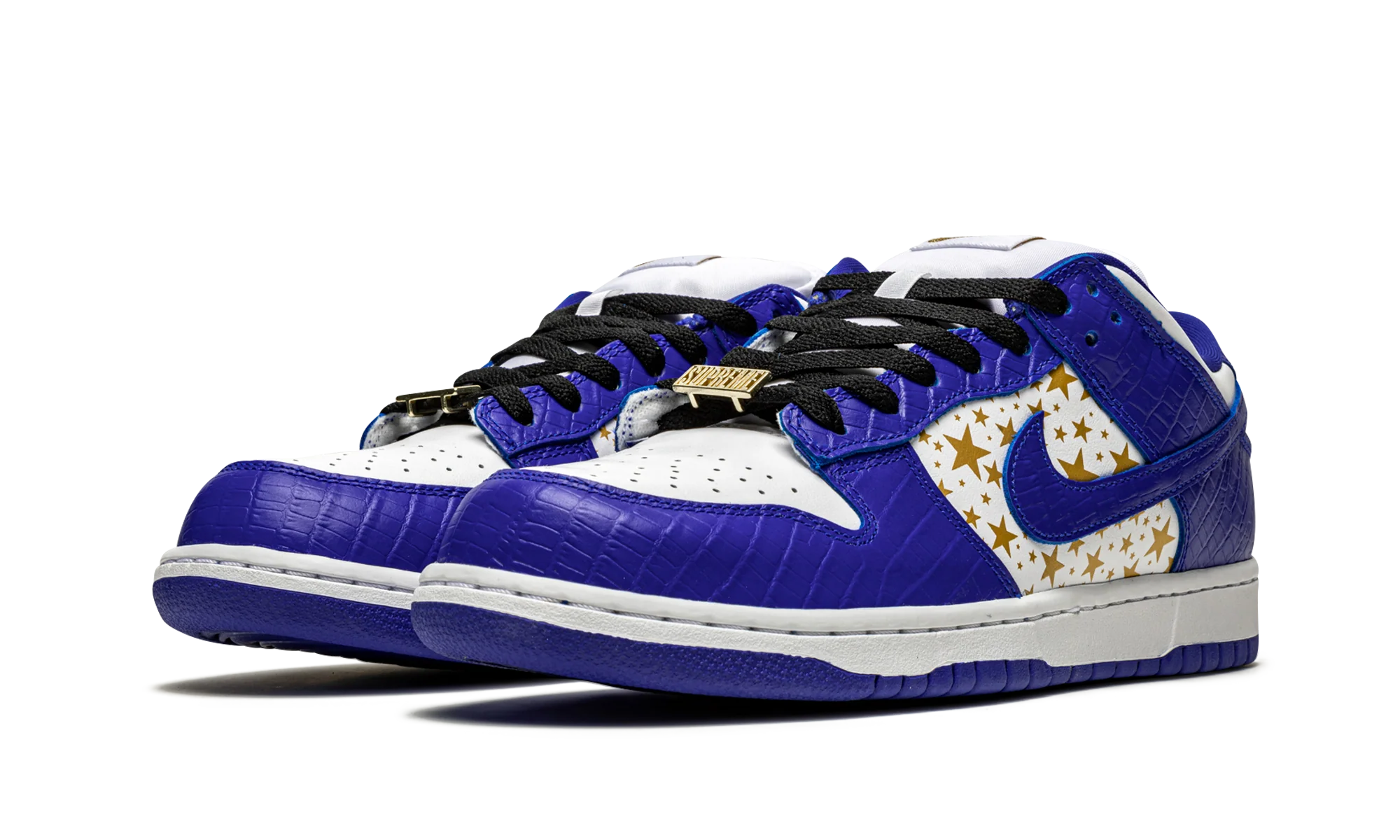 SB Dunk Low "Supreme - Stars - Hyper Blue" DH3228 100