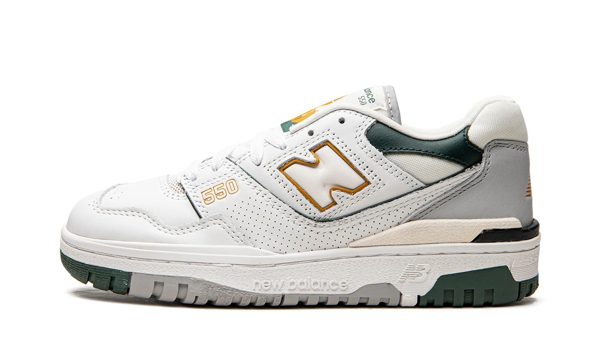 550 "White / Nightwatch Green" BB550PWC