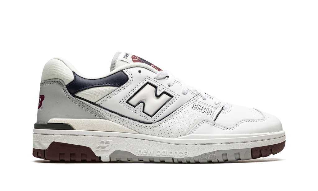 550 "White / Indigo / Burgundy" BB550PWB