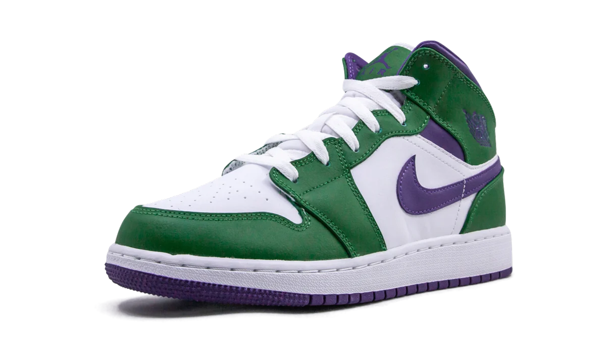 Air Jordan 1 Mid GS "Hulk" 554725 300