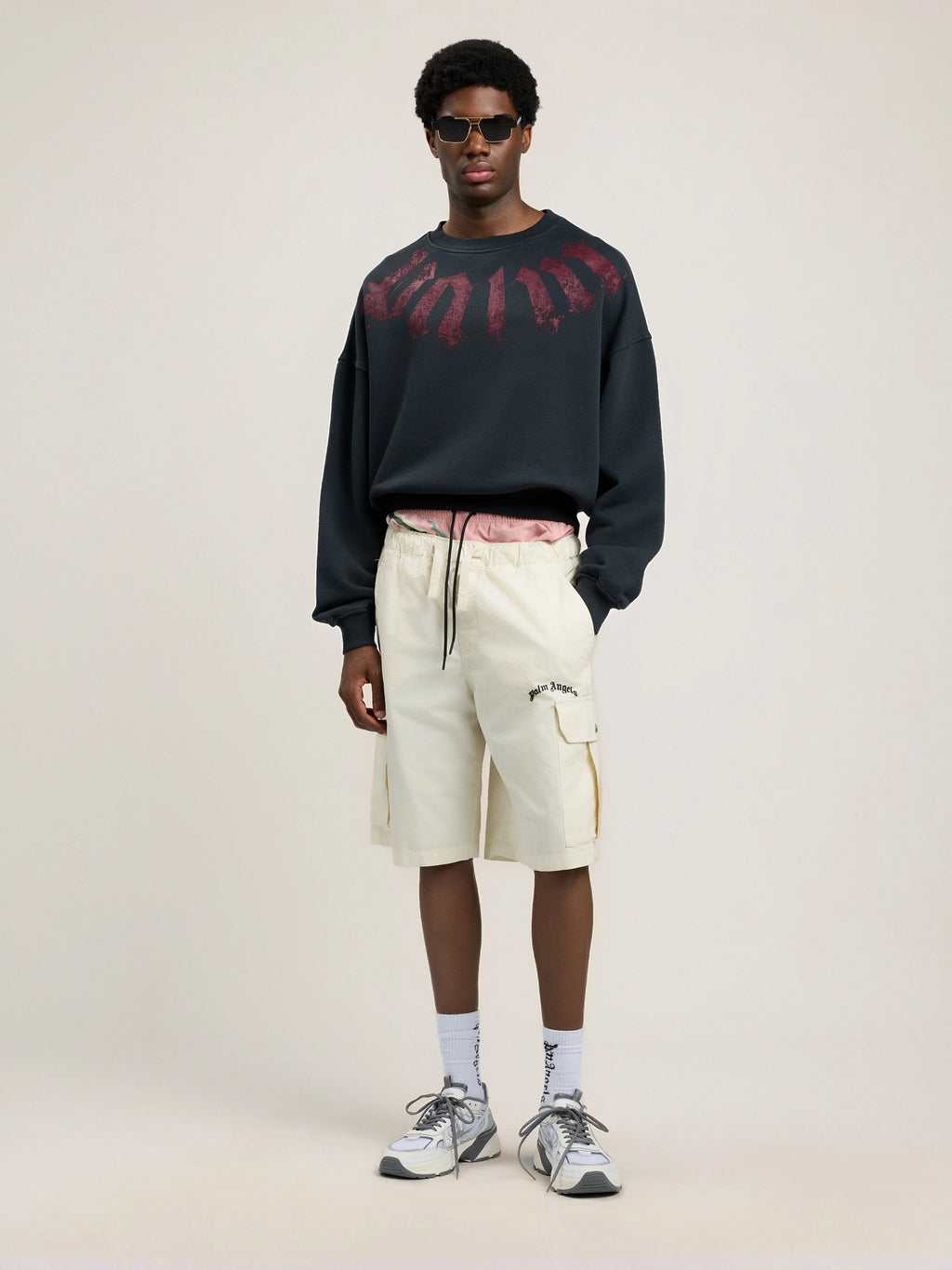 Big Neck Logo Loose Sweatshirt