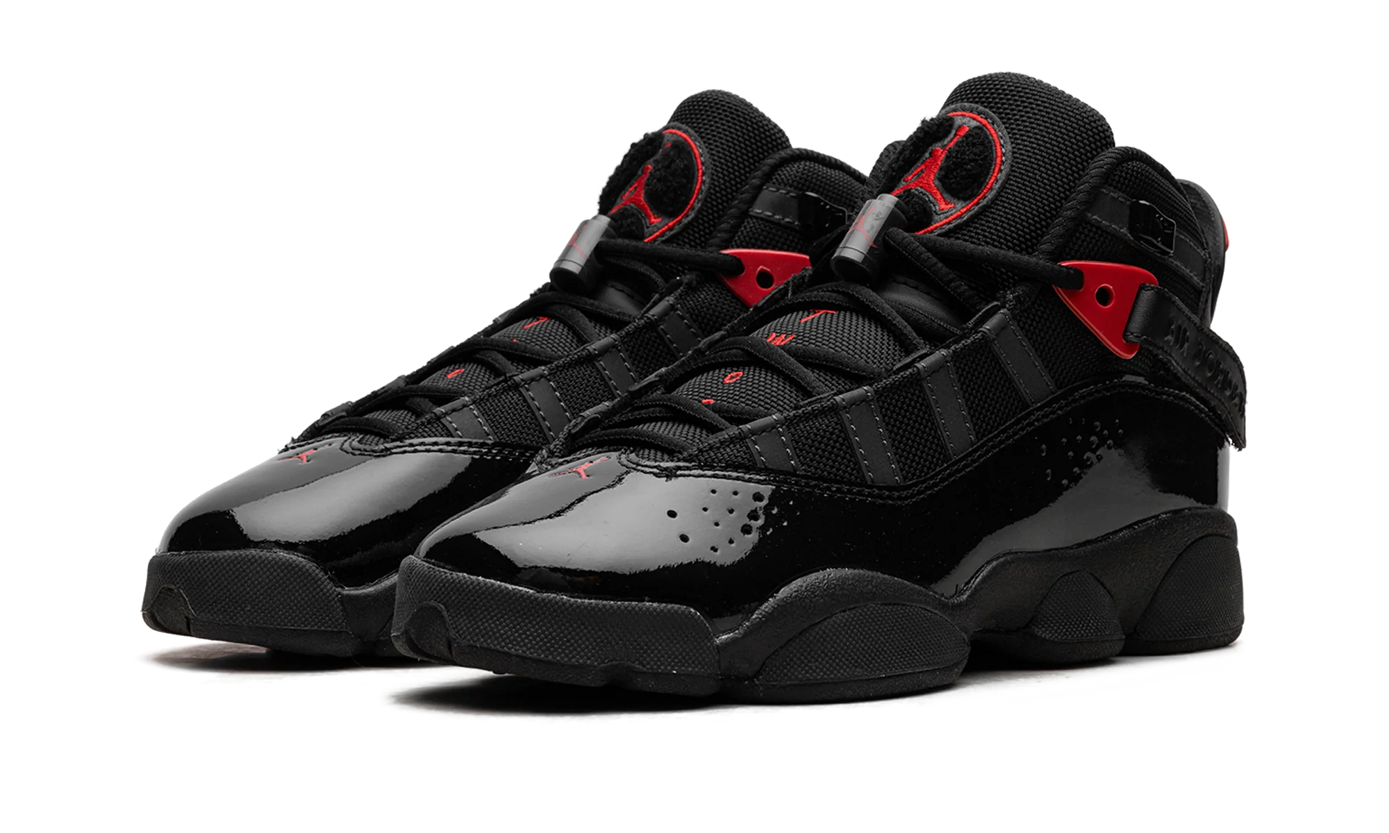 Jordan 6 Rings GS "Black Varsity Red" 323419 026