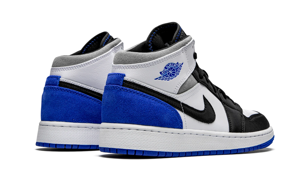 Air Jordan 1 Mid GS "Royal White" BQ6931 102